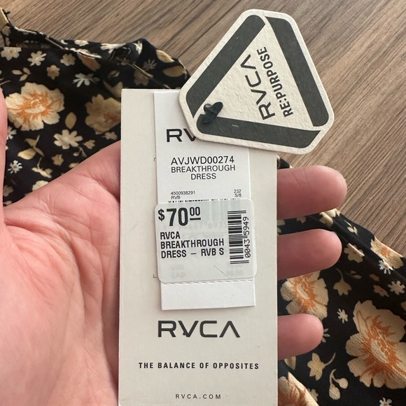 RVCA midi floral Dress - Picture 4 of 6